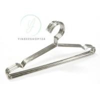 ราคา ไม้แขวนผ้า ไม้แขวน ไม้แขวนเสื้อ ไม้แขวนเสื้อไม้ ไม้แขวนเสื้อสแตนเลสตัน แพ็ค 10ชิ้น ยาว 40ซม yd99 (29654934839)