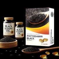 ราคา น้ำมันงาดำสกัดเย็น ไฟโตซามีน สารสกัดจากงาดำ มีเซซามินสูง 15เท่า บรรเทาอาการปวดเข่า ปวดข้อ (6559037986)