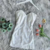 ราคา เดรสใส่ปาร์ตี้❤️dressepr13พร้อมส่งเดรสสายเดี่ยวปักดอกไม้3D (23856167013)