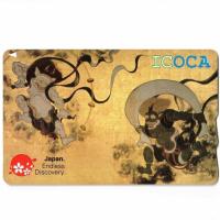 ราคา (ส่งตรงจากญี่ปุ่น) บัตร ICOCA - IC Card ลาย “The Wind and Thunder Gods” ดีไซน์พิเศษ (ใช้แทนบัตร Suica ได้ทั่วญี่ปุ่น) (29014175701)