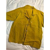 ราคา เสื้อเชิ้ตแขนยาวสีเหลืองมัสตาร์ด (18384582083)