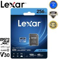 ราคา [Tinzshop]Lexar 256GB Micro SDXC 633x with SD Adapter (26371786908)