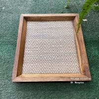 ราคา ถาดไม้ ถาดไม้สัก ถาดสาน (7156541011)