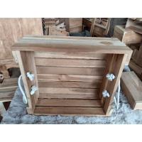 ราคา I69ตระกร้าใส่ของหูเชือกไม้สัก (28384200141)