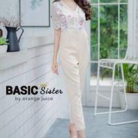 ราคา จั้มสูท XL งานป้าย basic sister by orange juice (4608600302)