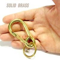 ราคา พวงกุญแจ ทองเหลืองแท้100% พร้อมแหวน 6.5cm พวงกุญแจคล้องกระเป๋าสตางค์ กระเป๋าหนัง มอเตอร์ไซค์ บ้าน ห้อยหูกางเกง B-m (#91) (25104097413)