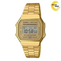 ราคา CASIO นาฬิกาผู้หญิง รุ่น A168WG-9W วัสดุสเตนเลสสตีล สีทอง คาสิโอ (17763380364)