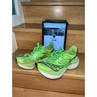 ราคา รองเท้าวิ่งมือสองสภาพดี Saucony Endrophin Elit ขนาด 25.5 cm (43856215337)