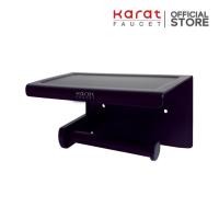 ราคา Karat Faucet ที่แขวนกระดาษพร้อมที่วางของ สีดำ รุ่น KB-16-312-55 (9109989792)