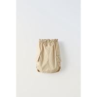 ราคา [Zara auth] กระโปรงกล่องสีเบจ ไซส์ 6y (42758830260)