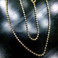 ราคา สร้อยคอทองสลับเงินเม็ดประคำตัดลายทั้งเส้นขนาด2มิลความยาว18นิ้วรหัสN2c01 (5087663761)