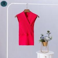 ราคา *Korean Style* เสื้อแขนกุด คอวี ผ้าไหมญี่ปุ่น สีพื้น แฟชั่น มีเก็บเงินปลายทาง ​--พร้อมส่งในไทย-- (รุ่น TW-040) (5636284726)