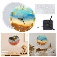ราคา Zzz นาฬิกาอีพ็อกซี่แม่พิมพ์สําหรับเรซิ่นนาฬิกาตกแต่งผนัง Mould นาฬิกาตัวเลขแม่พิมพ์ซิลิโคน DIY แขวนผนัง-Decor Mould (25096375675)