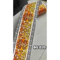 ราคา GM- BG020 BORDERLIST BATIK ORANGE BLACK BORDER LIST CHILDREN MINIMALIST BORDER BORDER LIST GRANIT BORDER (28559956673)