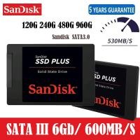 ราคา "[ท้องถิ่นไทย]Sandisk SSD Plus Hard Disk SATA III 2.5"" 120GB/240GB/480GB/1TB ฮาร์ดดิสก์ Internal Solid State Drive " (23374048214)
