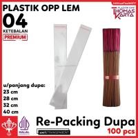 ราคา ห่อธูปยาวขนาดเล็กพลาสติก ตรงกันข้าม 100 แผ่น (40164701659)