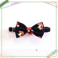 ราคา ปลอกคอแมว แบบโบว์ลายเห็ด ⚡⚡ปลอกคอแมว ปลอกคอหมา ปลอกคอสัตว์เลี้ยง (15589620817)