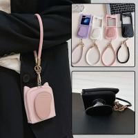 ราคา SAMSUNG สีทึบลิ้นจี่แบบกรณีหนังนุ่มที่มีวงเล็บวงรีซัมซุง กาแลคซี Z พลิก7 6 5 4/3เชือกเส้นเล็กหูแมวปลอกนุ่ม ทีพียู ซิลิโคนกันชนกันกระแทกปกพลิก 6พลิก 5 (26016323506)