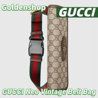 ราคา กุชชี่ GUCCI Neo Vintage GG Supreme Belt Bagกระเป๋าคาดเอว กระเป๋าสะพายเดี่ยว (29071501634)