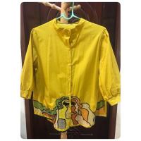 ราคา เสื้อเชิ้ตคอจีน สีเหลือง (1665851833)