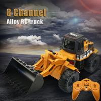 ราคา HUINA 1520 6CH RC Bulldozer ขนาด 1/18 รถตักดิน ล้อยาง บังคับด้วยรีโมท ไร้สาย 2.4 Ghz. ทำงานได้เหมือนจริง (ร้านในไทย) (2714706419)