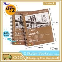 ราคา Rex TT Hot sale KALOUR new 2 copies, 9*12inch100 page sketchbook, professional fine art painting sketch (16690874155)