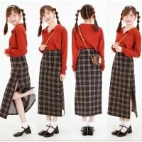 ราคา ส่งต่อกระโปรงผ่าข้าง สีบราว ไซส์ M ป้าย Beming.bkk (20587053120)