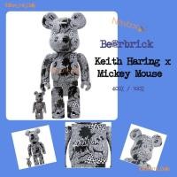 ราคา หมี Bearbrick Keith Haring Mickey Mouse 100%+400% Be@rbrick ( ใหม่ไม่แกะ แท้100% ) (3064578896)
