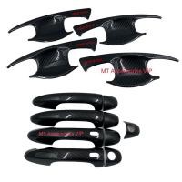 ราคา REVO รีโว้ เบ้ากันรอย ครอบมือจับ ลายแคฟล่าโลโก้แดง รุ่น4ประตู (23169880448)