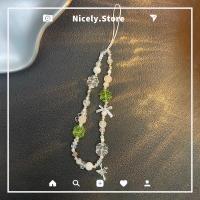 ราคา อิน เกาหลีสี่ใบโคลเวอร์กุทัณฑ์โทรศัพท์มือถือจี้ลูกปัดป่นปี้ทนกล้องอุปกรณ์เสริมสร้อยข้อมือป้องกันการสูญหาย (41956678575)