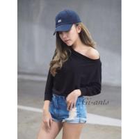 ราคา NO.009 เสื้อคอปาดค้างคาว ผ้าวอช เนื้อดีใส่สบาย (2000172116)