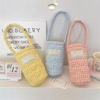 ราคา กระเป๋าแขนถ้วย หิน11,ฝาครอบขวดน้ําป้องกันรอยขีดข่วนผ้านวม,แบบพกพารูปหัวใจตารางทนความร้อนถุงชานมสําหรับผู้หญิงสาว (43217202048)