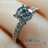 ราคา แหวนเพชร 2 กะรัต เจียระไน 100เหลี่ยม เพชรเลียนแบบเพชรแท้ ทำจาก เพชร CZ, Cubic Zirconia หรือ เพชรโคลนนิ่ง ดีไซน์หรูหรา (11002201435)