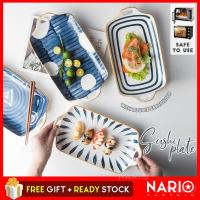 ราคา นาริโอ มือวาดศิลปะยาวเซรามิกอบเตาอบจานเครื่องเตาอบจานบนโต๊ะอาหารไมโครเวฟปิงแกนญี่ปุ่น盘 (23668817566)