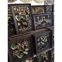 ราคา กรอบแกะสลักไม้ฉำฉา แขวนผนัง ไม้แกะสลัก (9362735094)