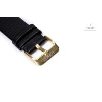 ราคา Forrest Leather Gold Black Strap สายนาฬิกาหนังเเท้สีดำรุ่น Gold Forrest (9588100381)