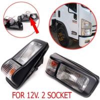 ราคา ไฟเลี้ยวข้างแก้ม อีซูซุ ไฟ 12 V. ไฟเลี้ยวมุม ไฟรถบรรทุก ไฟเลี้ยวรถใหญ่ ISUZU NPR 150 NQR 175 ปี 2009 - 2017 12 V. (8572805871)