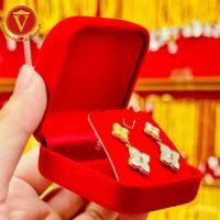 ราคา ต่างหูแป้นแอลวี (ต่างหูลิซ่า) ทองคำแท้น้ำหนัก 0.1 กรัม (27726542526)