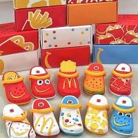 ราคา Crocs Mini Slipper พวงกุญแจ Happy Meal ของเล่นรูปสะสมของเล่นเดสก์ท็อปตกแต่งเด็กวันเกิด (43706695595)