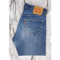 ราคา กางเกงยีนส์ มือสอง for ลีวาย 501 เอววัดจริง32 (เอวป้าย33) ยาว34.5 ขากระบอก กระดุม Made in MEXICO (U52) (LU) (41805975271)