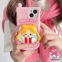 ราคา เคสโทรศัพท์ซิลิโคน TPU แบบนิ่ม ลายการ์ตูนเซเลอร์มูน กันกระแทก หรูหรา สําหรับ iPhone 11 15 14 13 12 Pro Max Xr (22886935715)