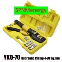 ราคา คีมย้ำหางปลาไฮดรอลิค คีมย้ำไฮดรอลิค คีมย้ำสายไฟ YQK-70 ขนาด 4-70 ตร.มม Hydraulic Crimping Tool by SPNMenergy (9912242434)