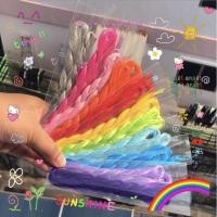 ราคา ไหมถักเปีย ไหมถักคอลโร ไหมถักผม ไหมญี่ปุ่น แบ่งช่อช่อละ10฿ ไหมถักสายงอ (9239015080)