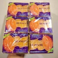 ราคา สบู่เบนเนท BENNETT (Vitamin C & E Soap) Natural Extracts (สีส้ม) 130 กรัม แพ็ค 12 ก้อน (25513160266)
