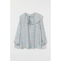ราคา (ส่งต่อ) เสื้อ h&m ผ้าชีฟอง ลายดอกพาสเทล | เสื้อทำงาน h&m (22369753574)