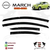 ราคา (ราคาพิเศษโปรโมท) คิ้วกันสาด/กันสาด NISSAN MARCH 2010-2018 (10040900796)