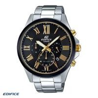 ราคา นาฬิกาข้อมือผู้ชาย Casio Edifice Chronograph สายสแตนเลส รุ่น EFV-500DB-1AV (2072675624)