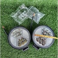 ราคา ไฟสปอร์ตไลท์ LED 132-177 วัตต์ มี 2 สเตป กระพริบได้ แสงสีขาว แบบกลม 4x4" บอดี้ อลูมิเนียม (4978284367)