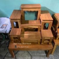 ราคา โต๊ะหมู่บูชา ไม้สักแท้ทั้งชุด (หมู่7 หน้า7) (4136102977)