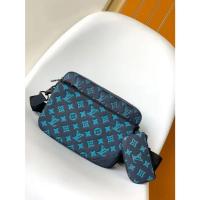 ราคา LOUIS VUITTON Trio Messenger กระเป๋าคลัตช์หนังวัวสะพายข้างสำหรับผู้ชาย M46604 687 (26283924323)